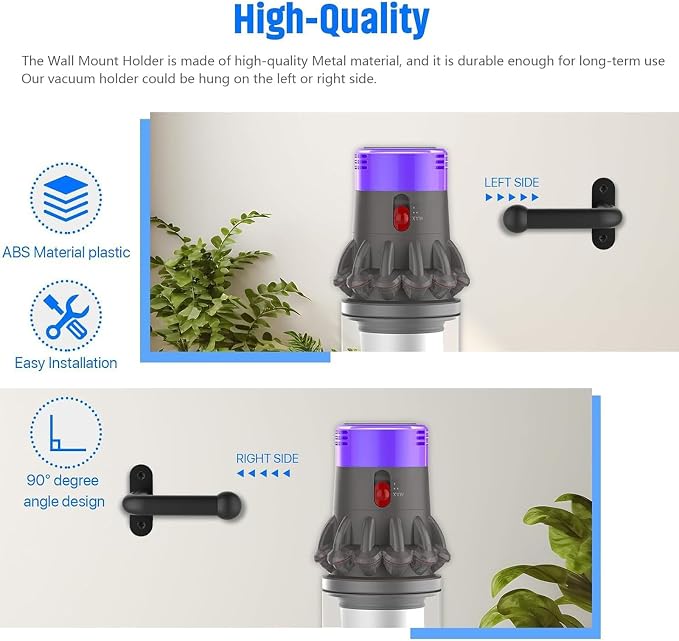 2 Pack Vacuum Wall Mount Holder, Durable Vacuum Wall Mount, Compatible - Image 5
