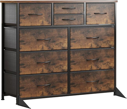 LUMTOK 10 Drawers Dresser with Fabric Bins - Image 9