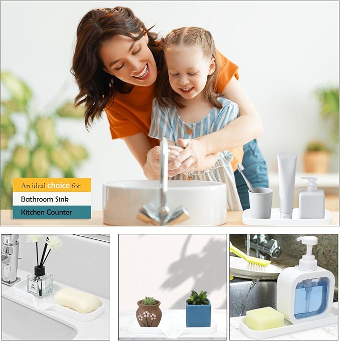 Silicone Bathroom Soap Dishes, Sponge Holder - Image 4