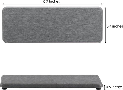 2 Pcs Water Absorbing Stone Trays, Kitchen/Bathroom Sink Soap Dish, Diatomite - Image 8