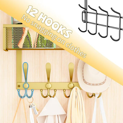 Kaiferty Over The Door Hooks Organizer, Coat Rack - Image 4