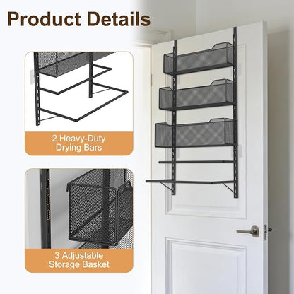 VyGrow Over The Door Towel Rack - Image 4