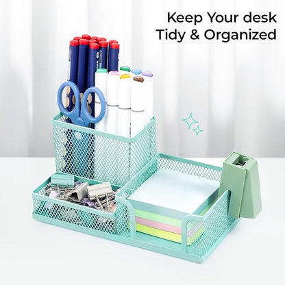 M&G Mesh Pen Holder Desk Organizers Pencil Holder - Image 7
