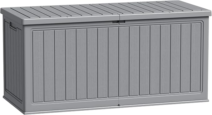 Flamaker Resin Deck Box 270 Gallon, XXL Waterproof Storage Box by Flamaker