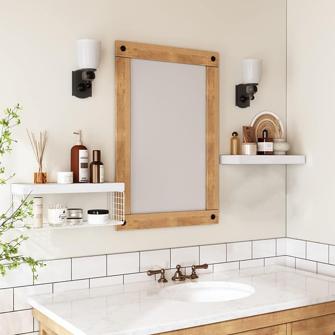 QEEIG White Bathroom Shelves Over Toilet - Image 5