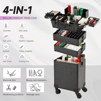 Leeora&Leekoo Portable Multi-Storey Nail Case - Image 4