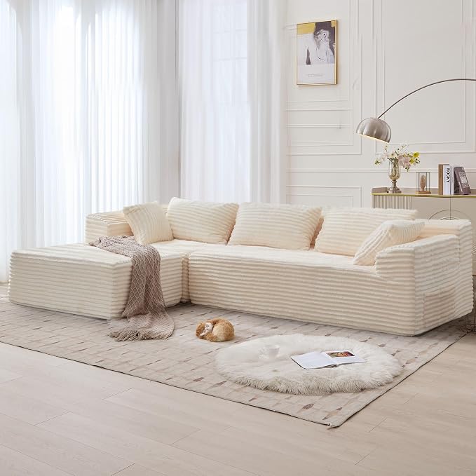 Korser 108" L-Shaped Modular Sectional Sofa - Image 2