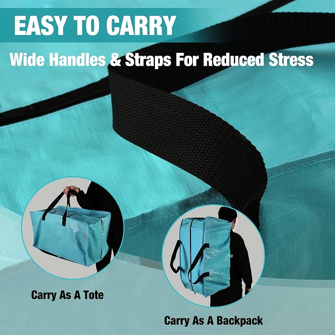 WORKPRO 6 Pack Extra Large Moving Bags - Image 4
