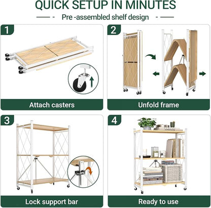 black leopard 3-Tier Foldable Shelf - Image 6