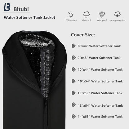 Bitubi Water Softener Neoprene Sweat Jacket, Outdoor Water Softener and Filter - Image 2