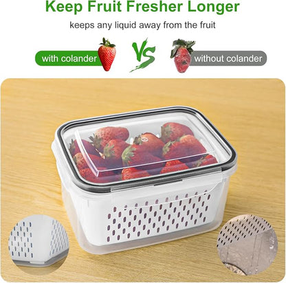 5 PCS Large Fruit Containers for Fridge - Image 3