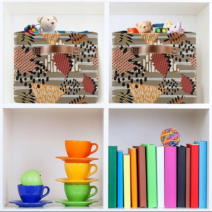 ZAZYXTJ Memphis Storage Basket for Shelves Open Storage Bin 2Pack | Foldable - Image 6