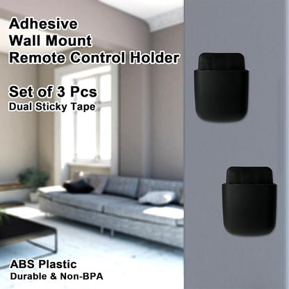 3 Pcs Remote Control Holder, Wall Mount Pen Holder Hole-Free Self Adhesive - Image 7