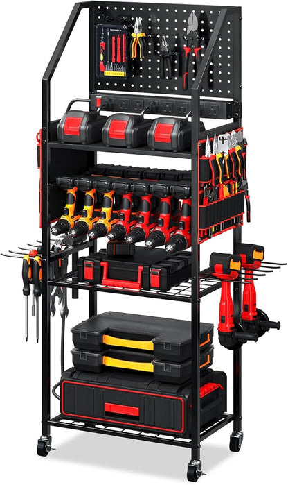 TC-HOMENY Power Tool Organizer Cart by TC-HOMENY