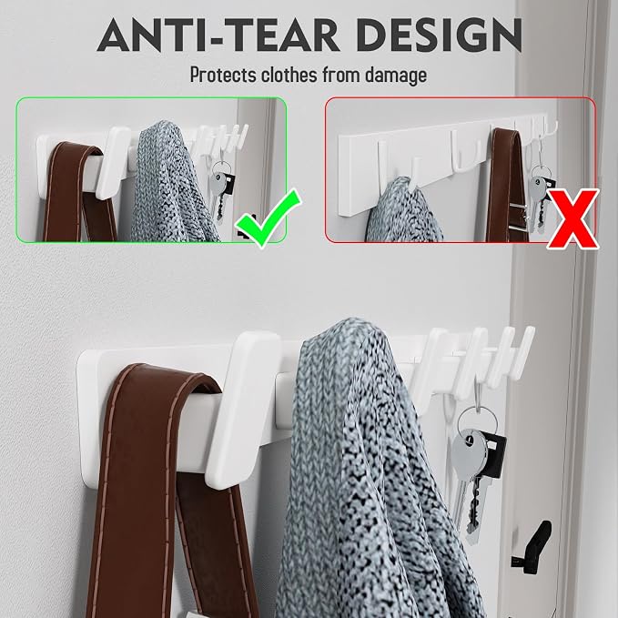 Coat Hook Wall Rack Hanger - Image 7