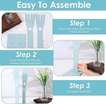 Kitchen Gloves Holder Mitten Dryer Reusable Rubber Glove Clothes Drying Rack - Image 7