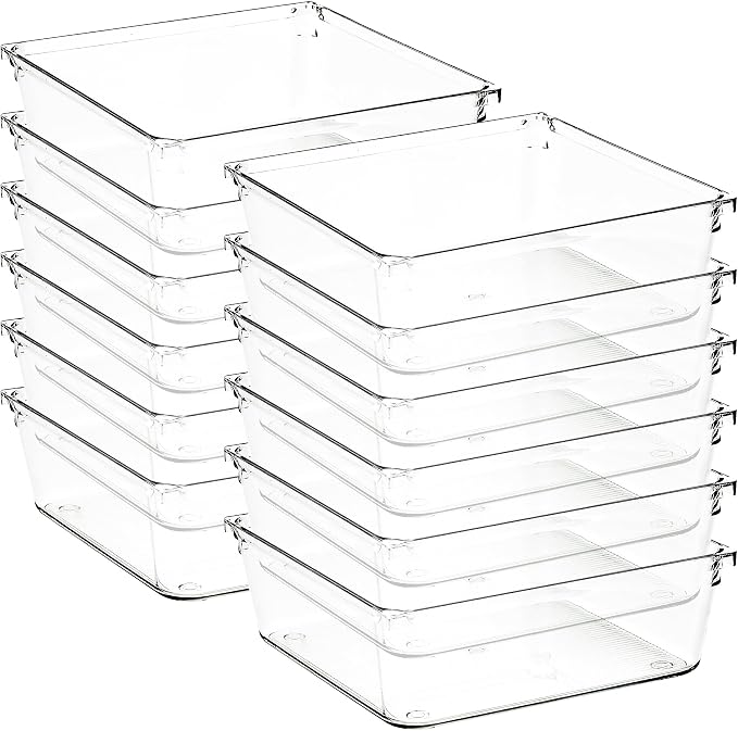 12 Pack Drawer Organizer by Ravinte+Decor