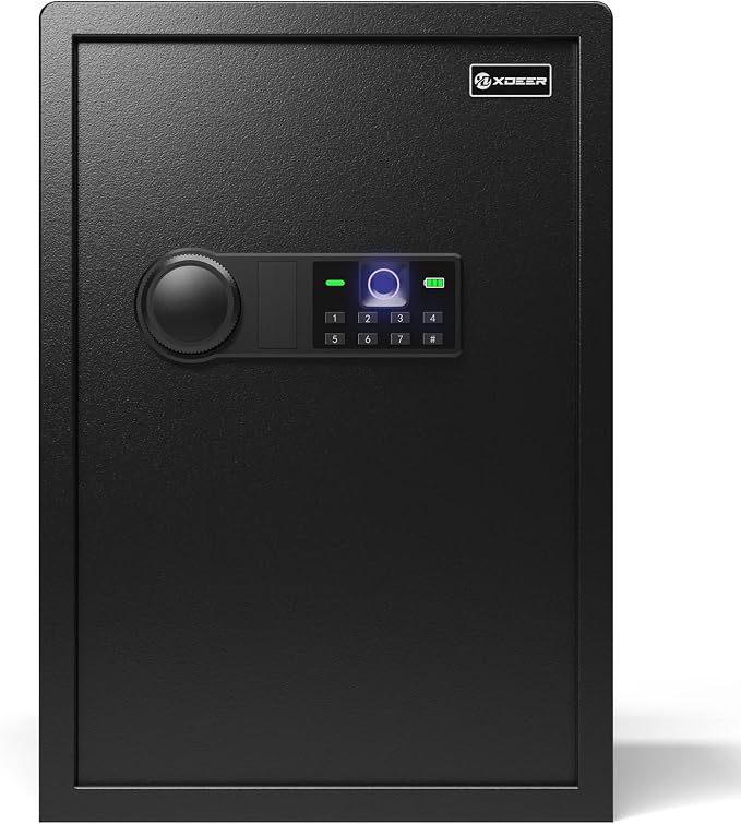 XDeer Biometric Safe Box, Quick-Access Security Safe Box - Image 7