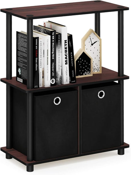 Furinno TURN-N-TUBE Storage Shelves, 3-Tier Toolless Book Shelf by Furinno-FitsYourSpaceFitsYourBudget