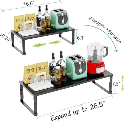 Expandable Stackable Spice Rack Organizer - Image 6