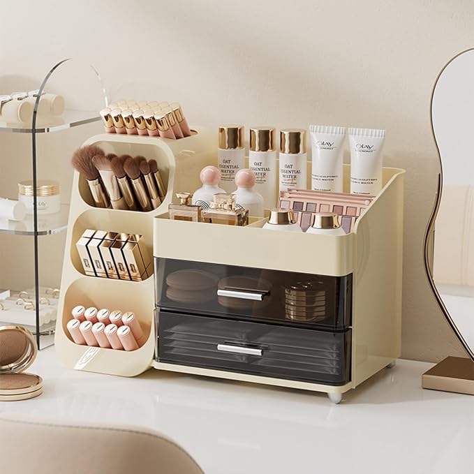 Makeup Organizer with Drawers, Large Capacity Countertop Organizer - Image 2