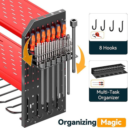 Warome Garage Tool Organizer Wall Mount - Image 4