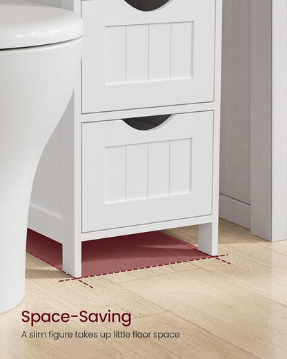 VASAGLE Floor Storage Cabinet, Freestanding Storage Organizer - Image 5