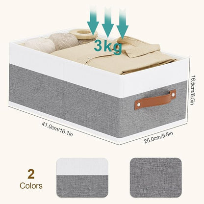 Storage Bins, 16.1 × 9.8 × 6.5 Inch Storage Cubes - Image 6