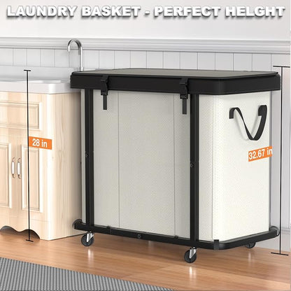 230L Large Fashion Laundry Basket - Image 5
