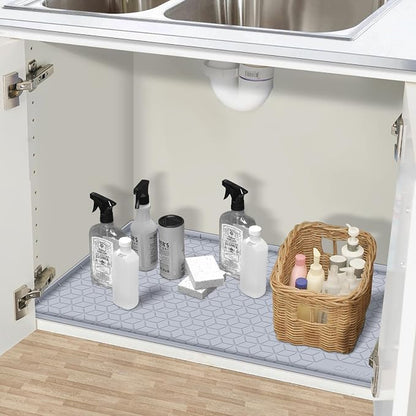 Under Sink Mat, Kitchen Cabinet Shelf Protector, Fits 36 inch Standard Cabinet - Image 7