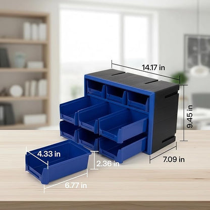 NORTHSKY 9-Drawer Plastic Drawer Storage Cabinet - Image 2