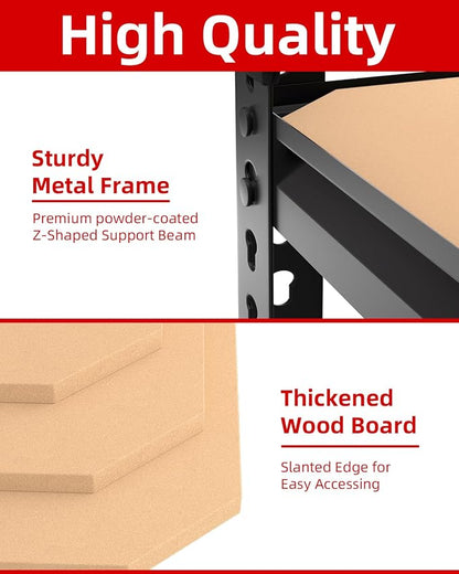 PrimeZone 35.5" x 12" x 72" Heavy Duty Storage Shelves - Image 5