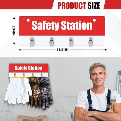 Honeydak Glove Station Organizer Wall Mount Plastic Glove Holder - Image 3