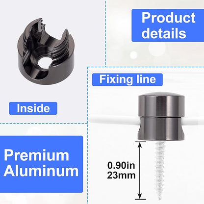 3 Sets Charger Holders for Cords, Adhesive Metal Cord Clips, Cable Management - Image 3