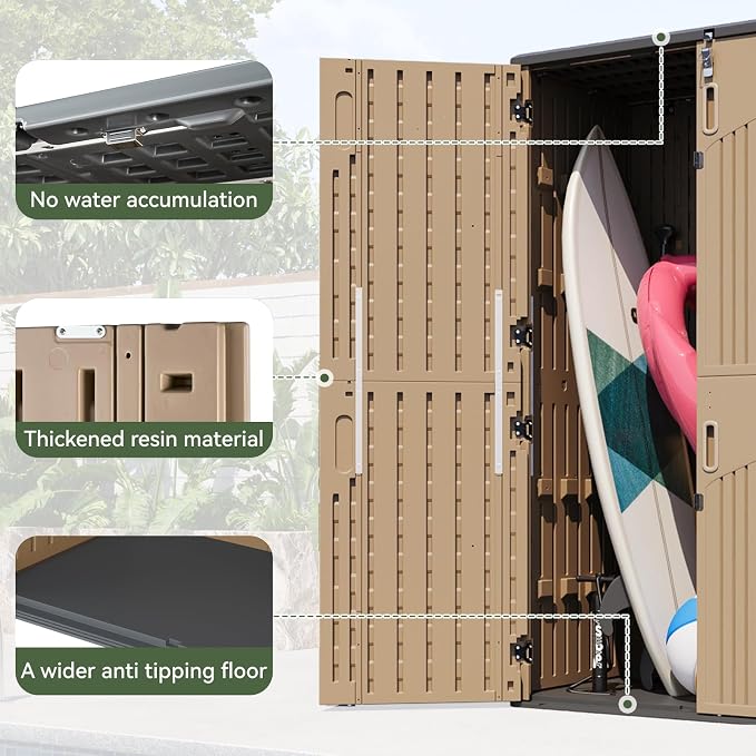 Aoxun Outdoor Storage Shed - Image 6