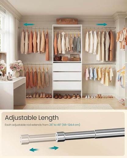 SONGMICS closet system, customizable walk-in closet organizer system - Image 3