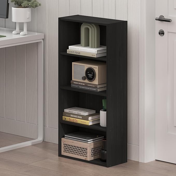 Furinno Basic Book Shelf, 4-Tier Bookcase - Image 2