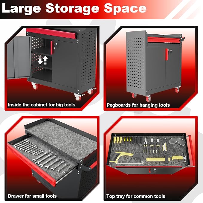 Metal Garage Storage Cabinet - Image 3