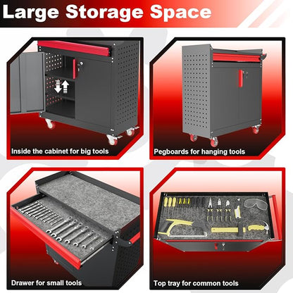 Metal Garage Storage Cabinet - Image 3