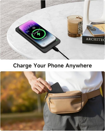 Valet Tray, Built in Wireless Charging Pad, Nightstand Organizer, Two-Toned - Image 6