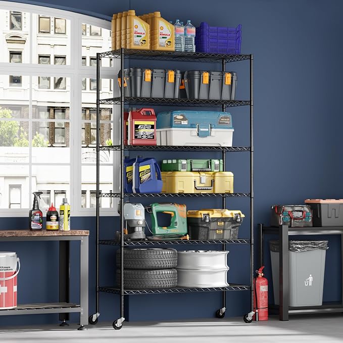 FDW | 6-Tier Wire Storage Shelves - Image 4