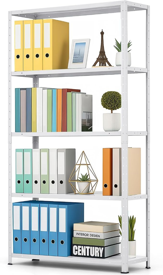 Storage Shelves, Heavy Duty Garage Storage Shelves 5-Tier Metal Shelving Unit - Image 9