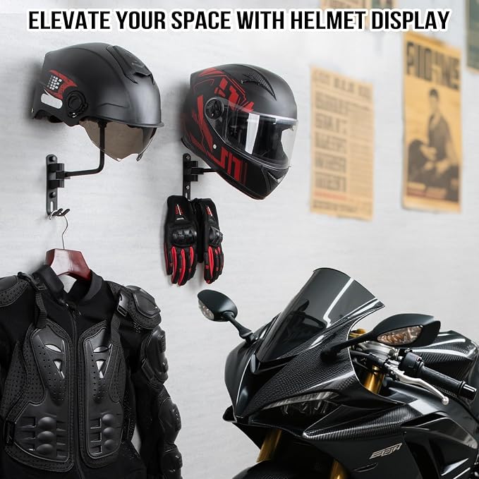PUERSI Helmet Holder Wall Mount - Image 2