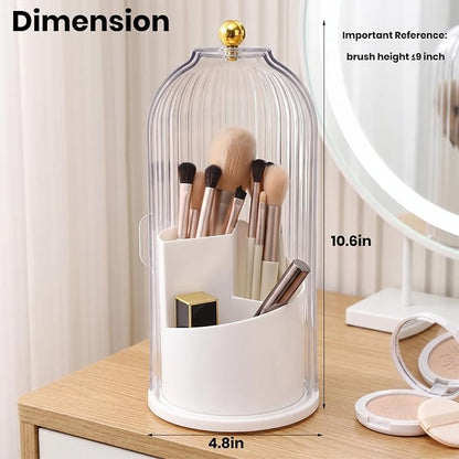 3 Tier Makeup Organizer with Clear Lid - Image 4