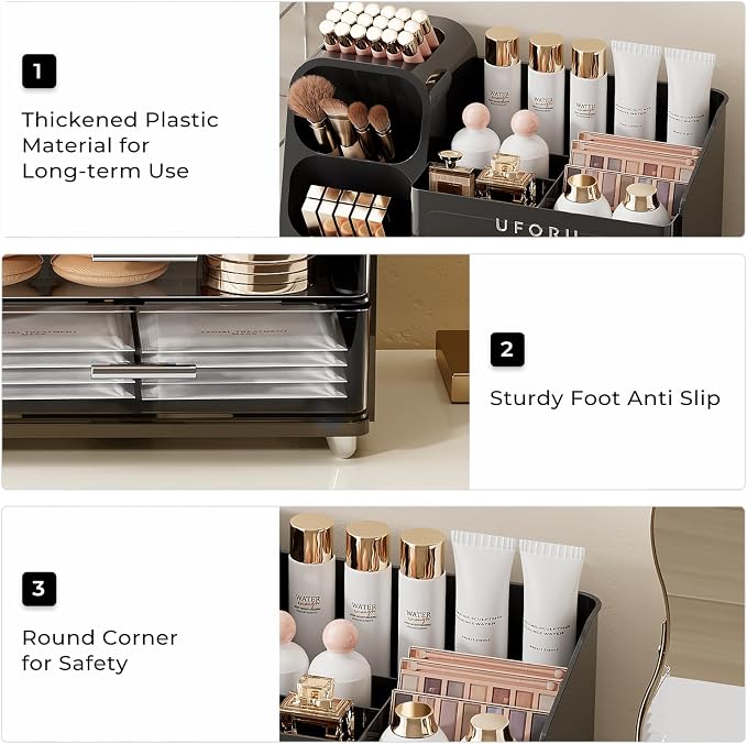 UFORU Makeup Organizer Countertop - Image 7