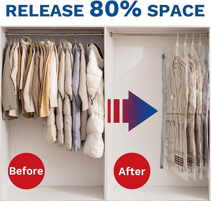 Hanging Vacuum Storage Bags For Clothes - Image 2