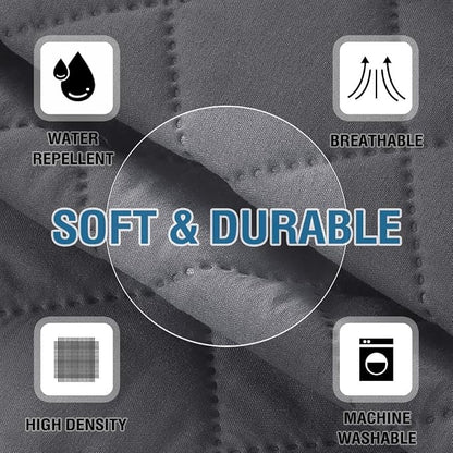 H.VERSAILTEX Couch Arm Covers Water Resistant Armrest Covers - Image 7