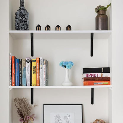 20 Pack L16 x H 10" Black Heavy Duty Shelf Brackets - Image 6