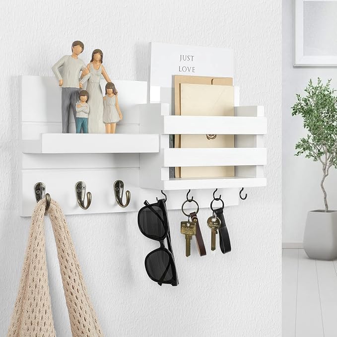 Lwenki Mail Organizer for Wall Mount – Key Holder - Image 6