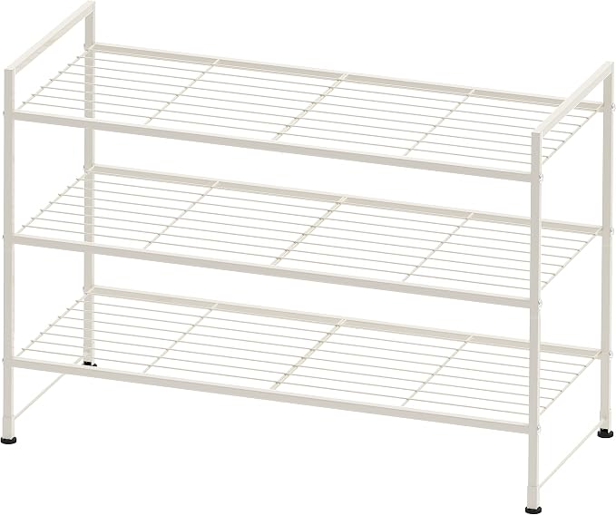 Simple Houseware 3-Tier Stackable Shoes Rack Storage Shelf - Image 2